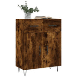 Sideboard Smoked Oak 69.5x34x90 cm Engineered Wood 827977