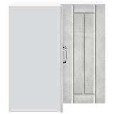 Kitchen Wall Corner Cabinet Lucca Concrete Grey Engineered Wood 853861