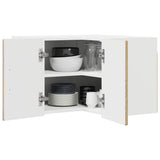Wall Corner Cabinet PORTO Sonoma Oak 57 x 57 x 40 cm 885307