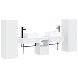 Bathroom Furniture Set 5 pcs White 33 x 34.5 x 100 cm 3405973