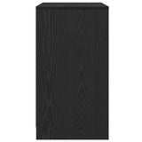 Sideboard Black Oak 70x41x75 cm Engineered Wood 862083