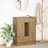 Sideboard with Drawers and Doors Artisan Oak 73x31x90 cm 861858