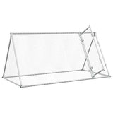 Chicken Cage Silver 200x105x91 cm Galvanised Steel 172557