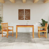 Garden Dining Set 3 pcs Brown Solid Acacia Wood 3375636