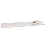 Wall Shelves 2 pcs White 110x11x9 cm Solid Wood Pine 823610