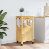Kitchen Trolley MONZA 48x40x88.5 cm Solid Wood Pine 376088