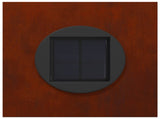 Solar LED Pathway Light 2 pcs Rusty Weathering Steel 879764
