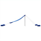 Beach Canopy with Sand Anchors Blue 304x300 cm 4008644
