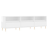 TV Cabinet High Gloss White 150x30x44.5 cm Engineered Wood 831270