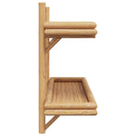 Wall Shelf with Shelf Wall-mounted Brown 75 x 26 x 60 cm Bamboo 4107161