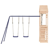 Outdoor Playset Natural wood and blue 3156925