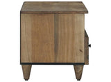 TV Cabinet with Drawer Brown 80 x 33.5 x 46 cm Solid Mango Wood 4018349
