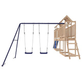 Outdoor Playset Pine Wood Colour with Blue 3155882