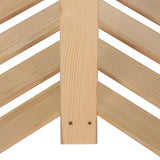 5-Tier Storage Corner Rack 82.5x82.5x170 cm Solid Pinewood 327323