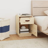 Bedside Cabinet 40x34x55 cm Solid Wood Pine 818305