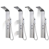 Shower Panel System Stainless Steel Curved 142370