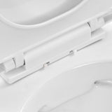 Wall Hung Rimless Toilet Ceramic White 145237