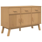 Sideboard OLDEN Brown 114x43x73.5 cm Solid Wood Pine 358603