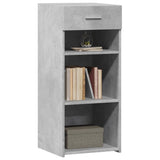 Sideboard Concrete Grey 40x42.5x93 cm Engineered Wood 846316