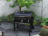 Charcoal Grill, with Height-Adjustable Coal Pan - Black T3398P317575