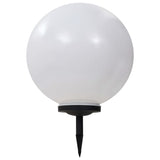 Outdoor Solar Lamps 2 pcs LED Spherical 50 cm RGB 277129