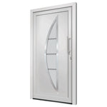 ZNTS Front Door White 98x208 cm 279208