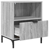 Bedside Cabinet with Drawer 2 pcs Grey sonoma 49 x 36 x 61 cm 883487