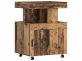 Bar Cart Oak Wood 50 x 41 x 89 cm Engineered Wood 8015680