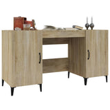 Desk Sonoma Oak 140x50x75 cm Engineered Wood 812774