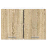 Hanging Cabinet 2 pcs Sonoma Oak and White 60 x 31 x 40 cm 884167