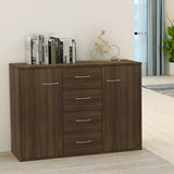Sideboard Brown Oak 88x30x65 cm Engineered Wood 815371