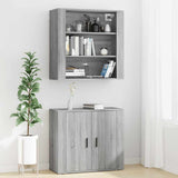 Highboard Grey Sonoma Engineered Wood 3185365