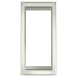 Planter White 40x80x80 cm Steel 860774