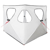 Hunting Tent with Roof White Blackout 145 x 145 x 150 cm 42028727