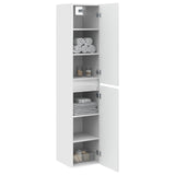 Wall-mounted Bathroom Cabinet High Gloss White 890646