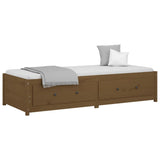 Day Bed without Mattress Honey Brown 90x200 cm Solid Wood Pine 821592