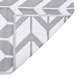 Outdoor Rug ARAKIL Grey 190x290 cm PP 316952