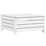 ZNTS 10 Piece Garden Sofa Set White Solid Wood Pine 3250641