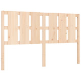 Bed Frame without Mattress King Size Solid Wood Pine 3192236