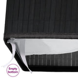Bamboo Storage Boxes 4 pcs Black 320769