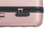 Hardcase Trolley Set 3 pcs Rose Gold ABS 91888