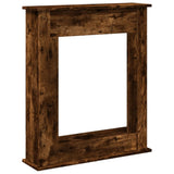 Fireplace Surround Smoked Oak 75x20x87.5 cm Engineered Wood 854584