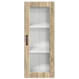 Wall Glass Cabinet PORTO Sonoma Oak 40 x 31 x 100 cm 885447