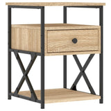 ZNTS Bedside Cabinet Sonoma Oak 40x42x55 cm Engineered Wood 826075