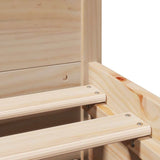 Bed Frame without Mattress 100x200 cm Solid Wood Pine 3301803
