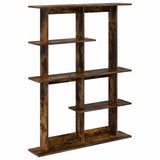 Wall Shelving Unit Brown 102 x 20 x 130 cm Engineered Wood 8012056