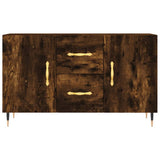 Sideboard Smoked Oak 100x36x60 cm Engineered Wood 828153