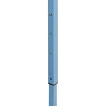 Professional Folding Party Tent with 4 Sidewalls 3x6 m Steel Blue 48865