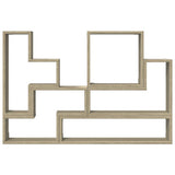 Wall Shelf Sonoma Oak 96x12x64 cm Engineered Wood 840802