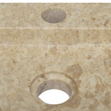 Sink Cream 38x24x6.5 cm Marble 149186